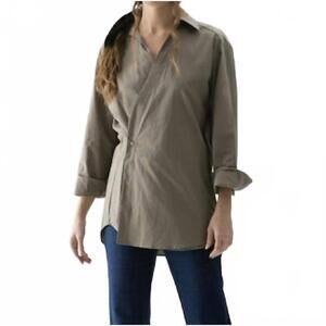 NEW WEARCISCO the wrap shirt in army